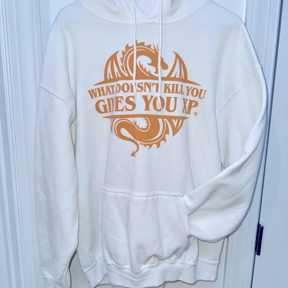 Gamer “What Doesn’t Kill You Gives You XP” Fleece Hoodie